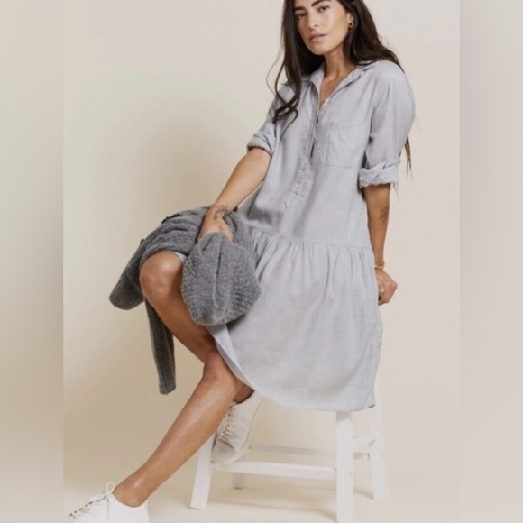 Grayson‎ | The Changemaker Shirt Dress Gray Sz XL - Picture 1 of 9